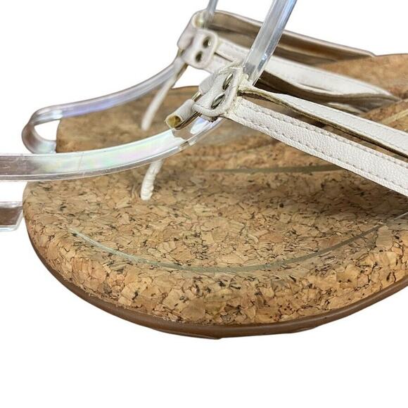 Aetrex Taylor Womens White Sandals Thongs Slides Flip Flops Summer Shoes 8.5 - Picture 8 of 16